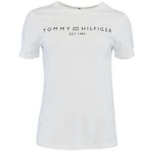 Tommy Hilfiger LOGO CREW NECK Dámské triko, bílá, velikost