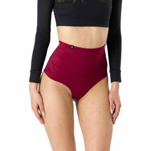 GOLDBEE SHAPEWEAR SWIMWEAR BOTTOMS Dámské stahovací plavecké kalhotky, vínová, veľkosť XL