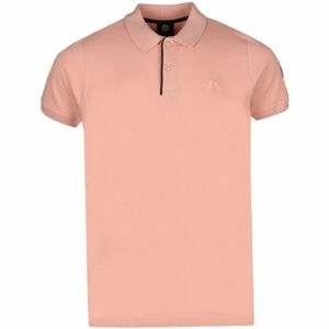 FUNDANGO MOLTON POLOSHIRT Pánské polotričko, růžová, velikost L