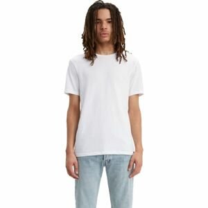Levi's SLIM 2PK CREWNECK 1 Pánské tričko, bílá, velikost M
