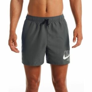 Nike LOGO SOLID 5 Pánské koupací šortky, tmavě šedá, velikost L
