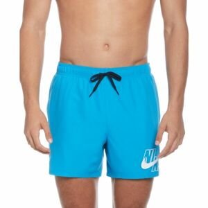 Nike LOGO SOLID 5 Pánské koupací šortky, světle modrá, velikost M