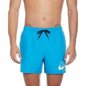Nike LOGO SOLID 5 Pánské koupací šortky, světle modrá, velikost XXL