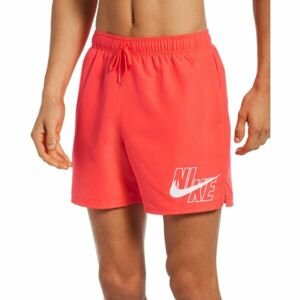 Nike LOGO SOLID 5 Pánské koupací šortky, lososová, velikost XL