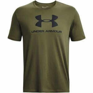 Under Armour SPORTSTYLE LOGO Pánské triko, khaki, veľkosť XL