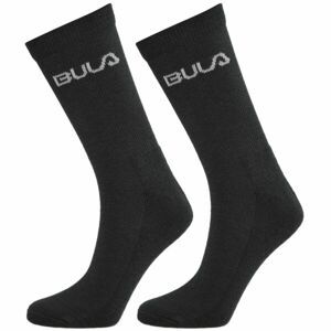 Bula 2PK WOOL SOCK Pánské ponožky, černá, veľkosť 37-39