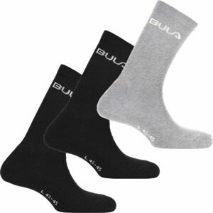 Bula 2PK WOOL SOCK Pánské ponožky, černá, veľkosť 40-42