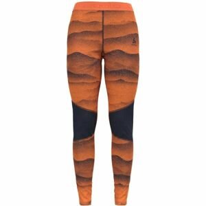 Odlo BL BOTTOM LONG WHISTLER ECO Dámské funkční kalhoty, oranžová, velikost S
