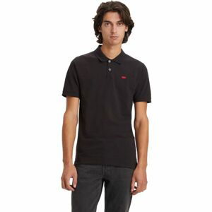 Levi's SLIM HOUSEMARK POLO Pánské polotričko, černá, velikost L