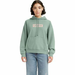 Levi's GRAPHIC STANDARD HOODIE Dámská mikina, světle zelená, velikost M