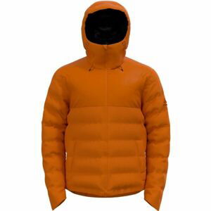 Odlo M SEVERINN-THERMIC HOODED INSULATED JACKET Pánská péřová bunda, hnědá, velikost M