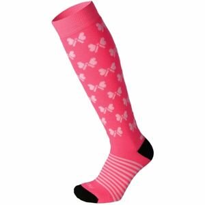 Mico MEDIUM WARM CONTROL K Dětské lyžařské ponožky, růžová, veľkosť L