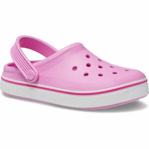 Crocs OFF COURT CLOG K Dívčí dětské nazouváky, růžová, velikost 30/31