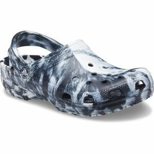 Crocs CLASSIC MARBLED CLOG Unisex nazouváky, černá, velikost 39/40