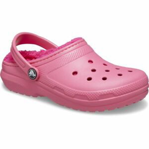 Crocs CLASSIC LINED CLOG T Dívčí nazouváky, růžová, velikost 20/21