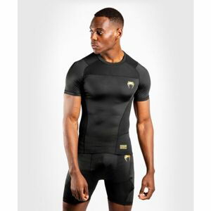 Venum G-FIT RASHGUARD Pánské tréninkové triko, černá, velikost