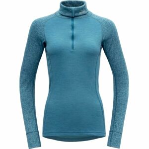 Devold DUO ACTIVE MERINO 210 Z.NECK Dámské funkční triko, tyrkysová, veľkosť S