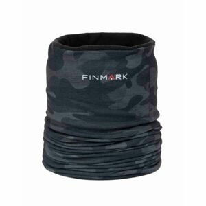Finmark Dětský multifunkční šátek s fleecem Dětský multifunkční šátek, černá, velikost UNI