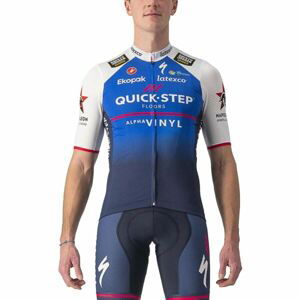 Castelli SOUDAL QUICK-STEP COMPETIZIONE JERSEY Dres na kolo, modrá, velikost