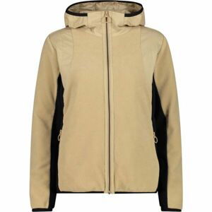 CMP WOMAN JACKET FIX HOOD Dámská mikina, béžová, veľkosť 40