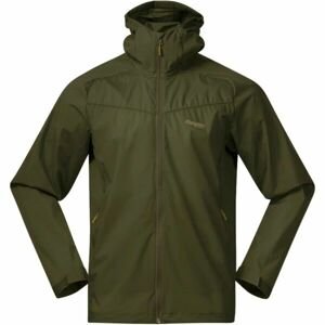 Bergans MICROLIGHT Pánská větruodolná bunda, khaki, veľkosť L