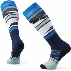 Smartwool SKI FC MIDNIGHT SKI PATTERN OTC Pánské lyžařské podkolenky, tmavě modrá, veľkosť M