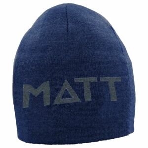Matt KNIT RUNWARM Zateplená čepice, tmavě modrá, velikost