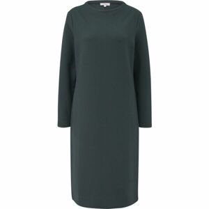 s.Oliver RL LONG SLEEVE DRESS NOOS Midi šaty, tmavě zelená, velikost 38