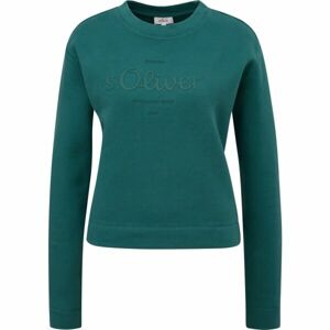 s.Oliver RL SWEATSHIRT CREW Mikina, tmavě zelená, velikost 40