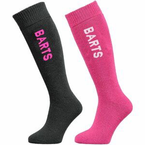 BARTS BASIC SOCK 2 PACK KIDS 2 páry dětských ponožek na lyže, růžová, veľkosť 27/30