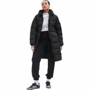 GAP LONG PUFFER COAT Dámský prošívaný kabát, černá, veľkosť M