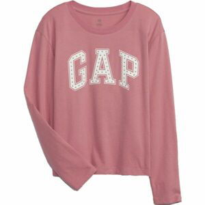 GAP GRAPHIC LOGO Dívčí tričko, růžová, velikost XS