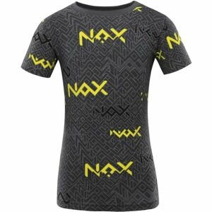 NAX ERDO Dětské triko, tmavě šedá, veľkosť 104-110