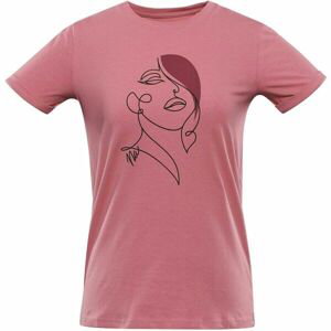 NAX GAMMA Dámské triko, růžová, velikost