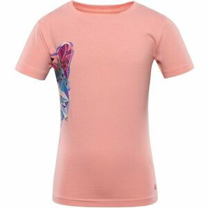 NAX ZALDO Dětské triko, růžová, velikost 116-122