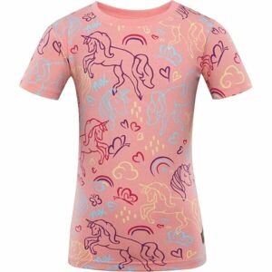 NAX ERDO Dětské triko, růžová, velikost 104-110