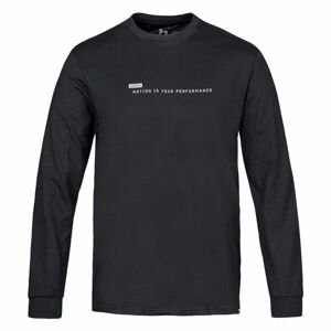 Hannah KIRK Pánské tričko s dlouhým rukávem, černá, veľkosť XXL