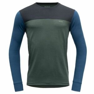 Devold PATCHELL Pánské dvouvrstvé Merino tričko, zelená, veľkosť XL