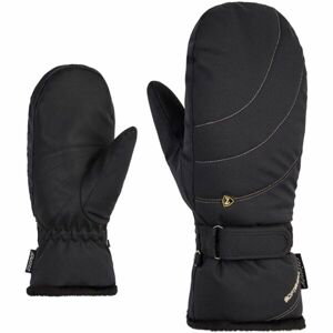 Ziener KAHLIA Dámské lyžařské rukavice, černá, veľkosť 6.5