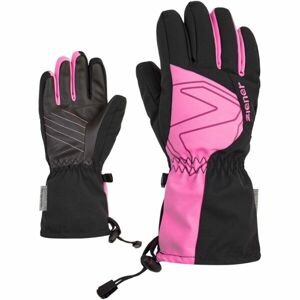 Ziener LAVAL AS® AW JR Dětské lyžařské rukavice, černá, veľkosť 5.5