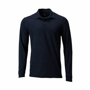 GREGNORMAN MEN INTERLOCK LONGSLEEVE POLO Pánské polo triko, tmavě modrá, veľkosť L