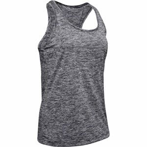 Under Armour TECH TANK Dámské tílko, tmavě šedá, veľkosť XS