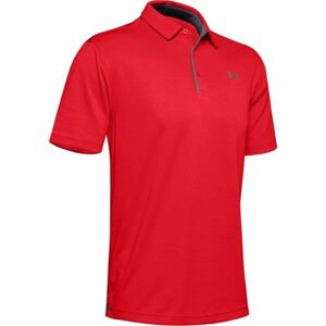 Under Armour TECH POLO Pánské triko, červená, veľkosť S