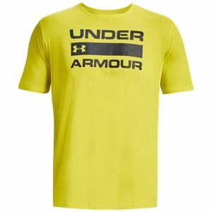 Under Armour TEAM ISSUE WORDMARK Pánské triko, žlutá, veľkosť L