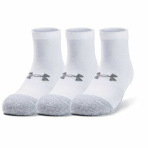 Under Armour HEATGEAR LOW CUT 3PK Unisex ponožky, bílá, veľkosť XL