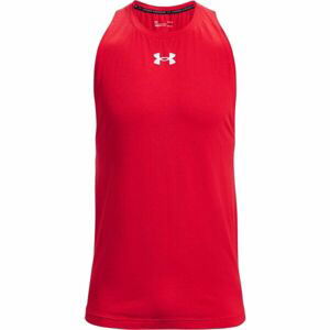 Under Armour BASELINE Pánské tílko na basketbal, červená, veľkosť M