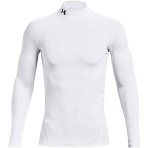 Under Armour CG ARMOUR COMP MOCK Pánské tričko, bílá, velikost