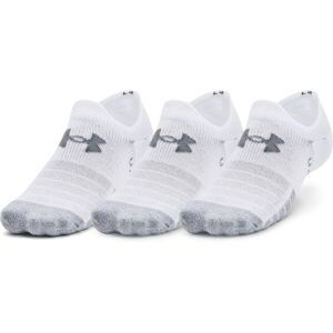 Under Armour HEATGEAR ULTRA LOW TAB 3PK Unisex ponožky, bílá, veľkosť L