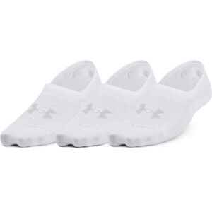 Under Armour BREATHE LITE ULTRA LOW 3P Dámské ponožky, bílá, veľkosť sm