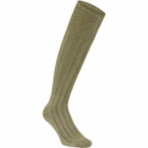 NATURA VIDA REGULAR KAKI Pánské ponožky, khaki, veľkosť 35-38